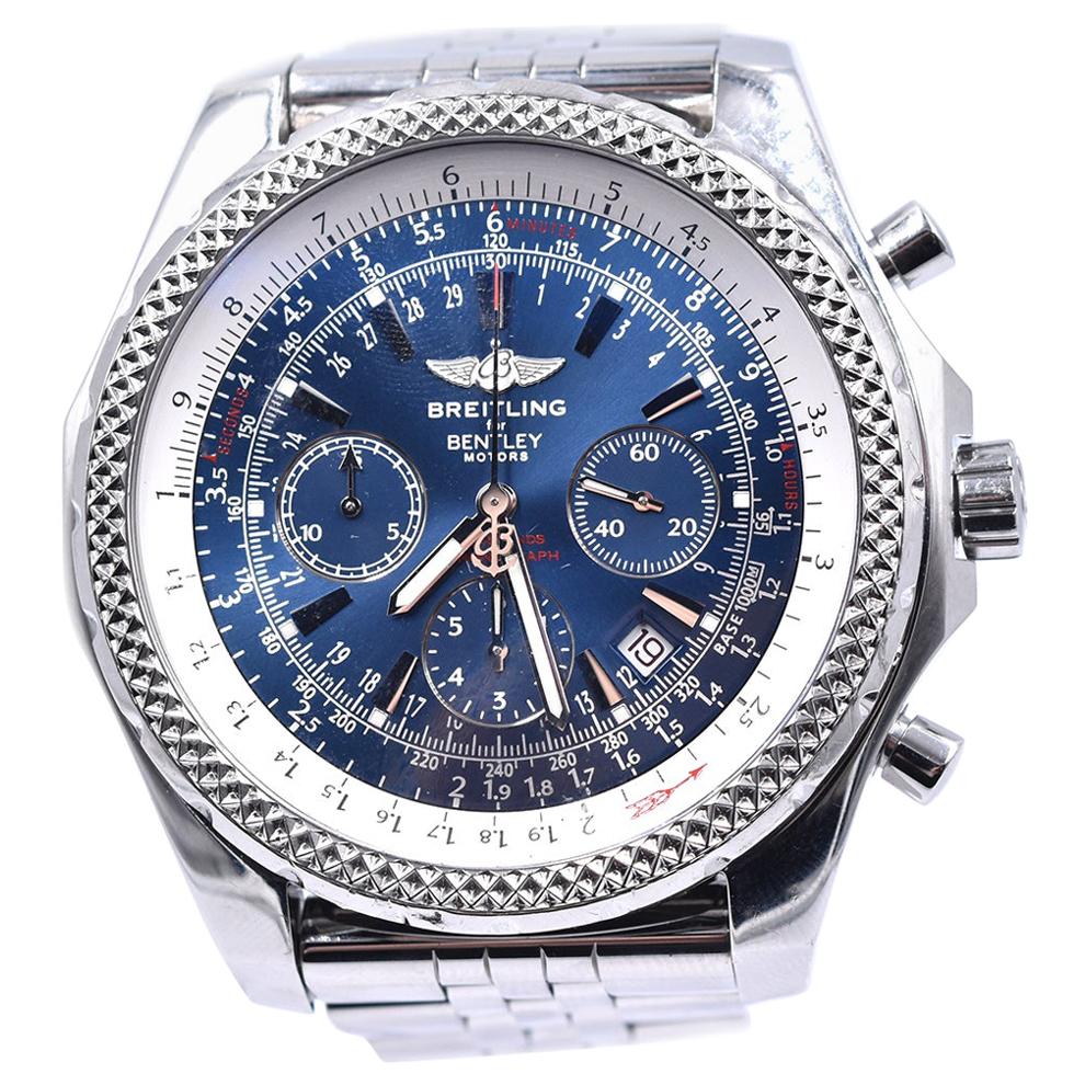 Breitling Bentley Motors Stainless Steel Watch A25362