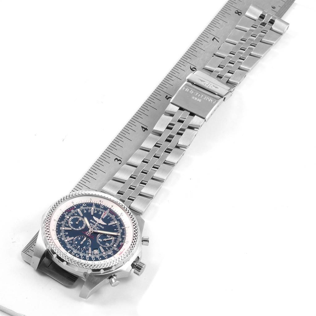 Breitling Bentley Motors T Blue Dial Chronograph Watch A25363 Box For Sale 3