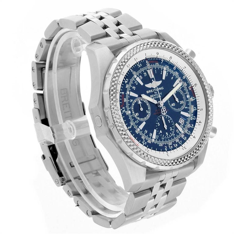 Breitling-Bentley-Motors-T-Blue-Dial-Chronograph-Watch-...