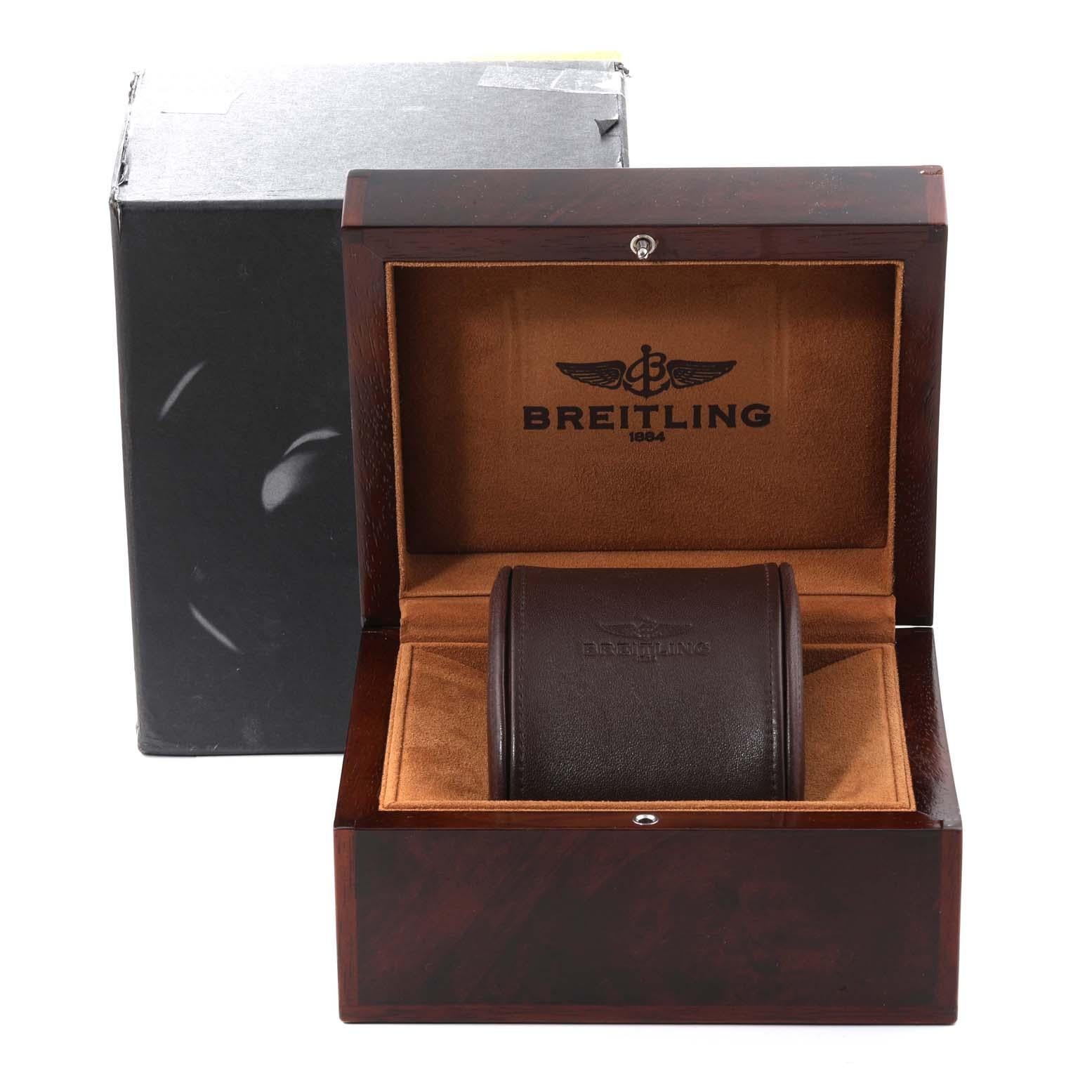 Breitling Bentley Motors T Bronze Dial Chronograph Steel Mens Watch A25363 4