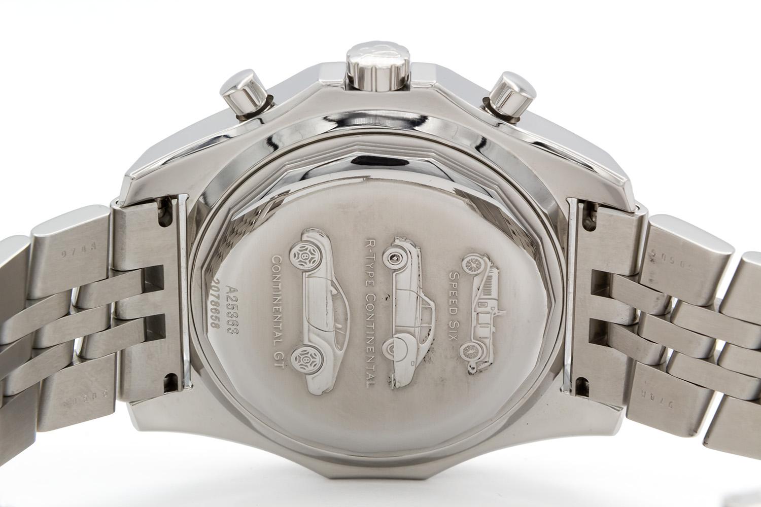 Breitling Bentley Motors T Chronograph Anthrazit Zifferblatt A25363 Box & Papiere 48mm im Angebot 1