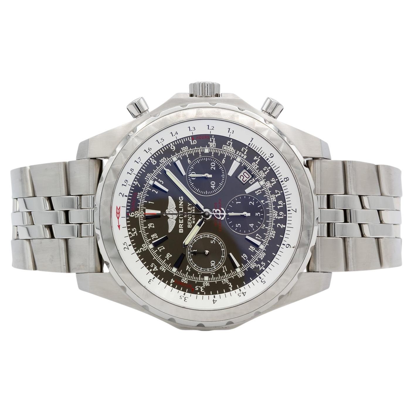 Breitling Bentley Motors T Chronograph Anthracite Dial A25363 Box & Papers 48mm