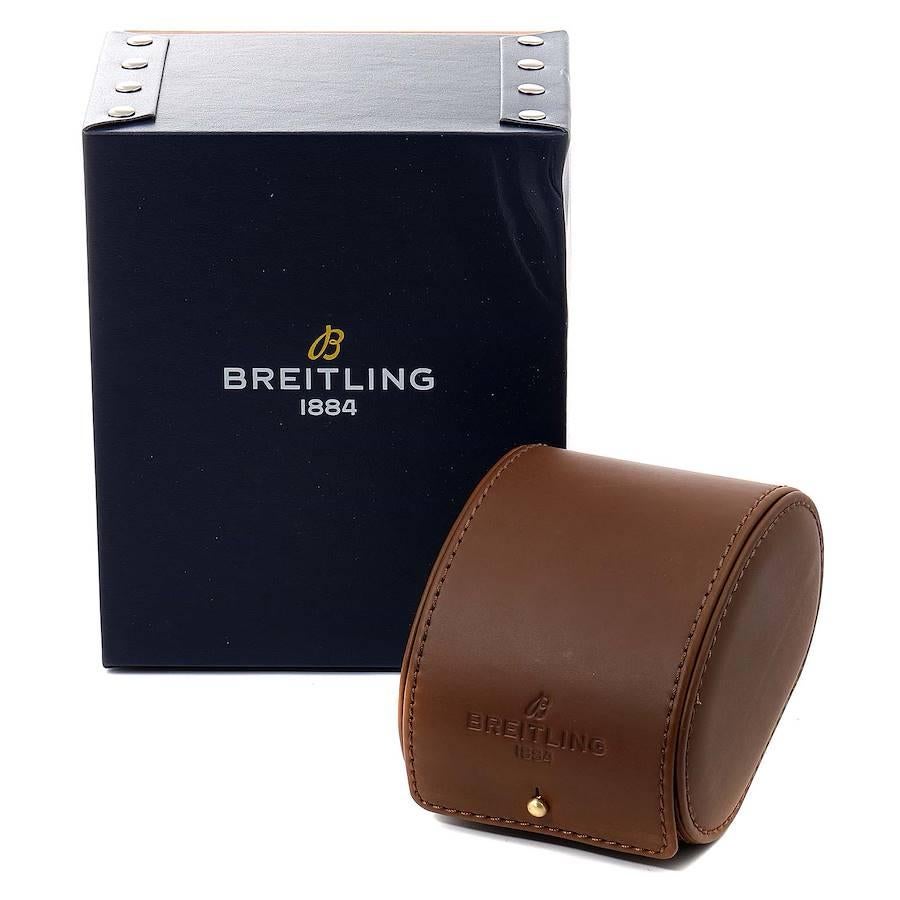 Breitling Bentley Motors T White Dial Chronograph Men's Watch A25363 Box For Sale 4