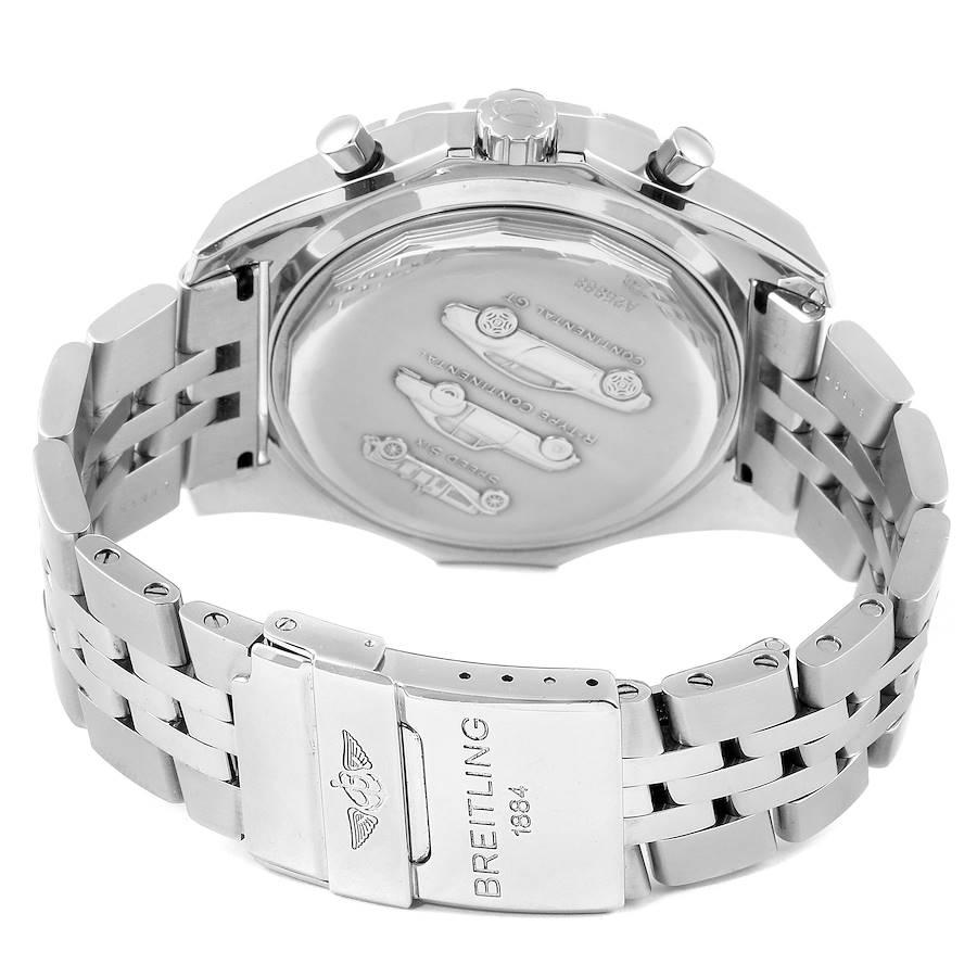 Breitling Bentley Motors T White Dial Chronograph Men's Watch A25363 Box For Sale 2
