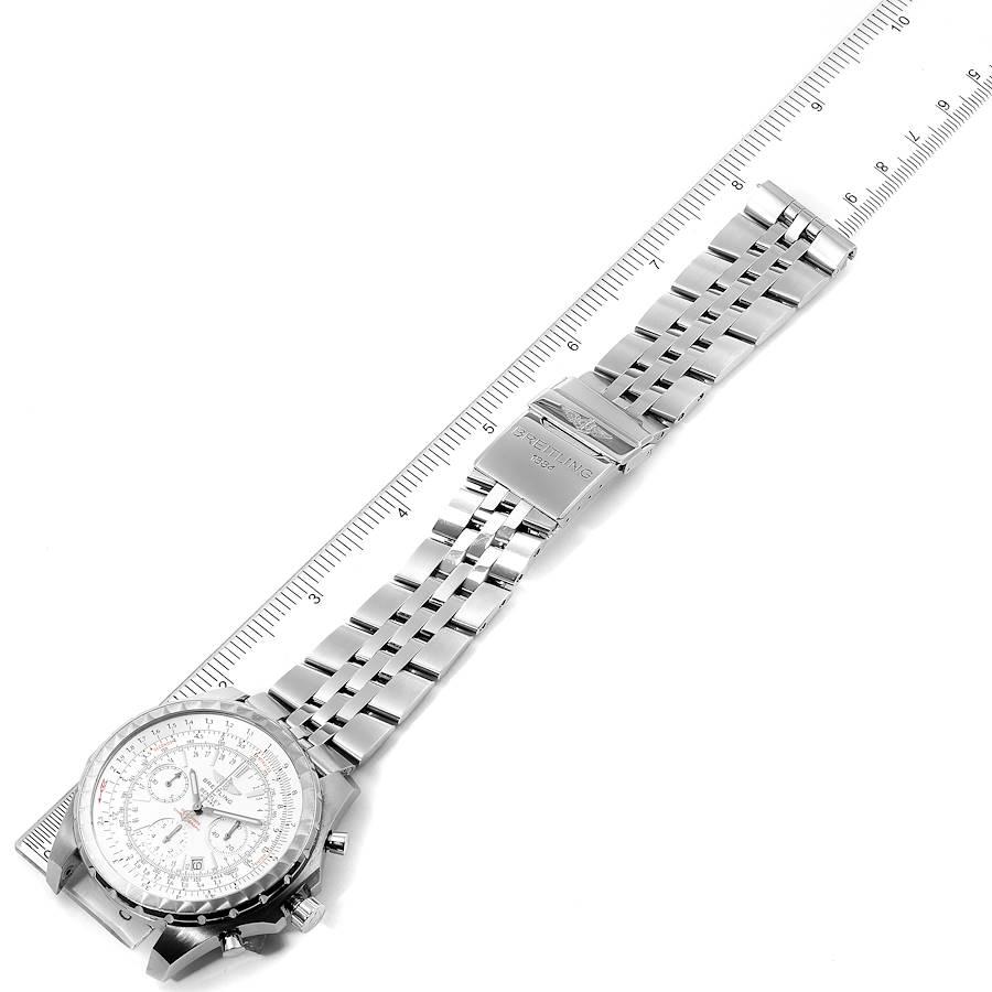 Breitling Bentley Motors T White Dial Chronograph Men's Watch A25363 Box For Sale 3