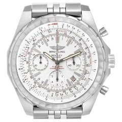Breitling Bentley Motors T White Dial Chronograph Men's Watch A25363 Box
