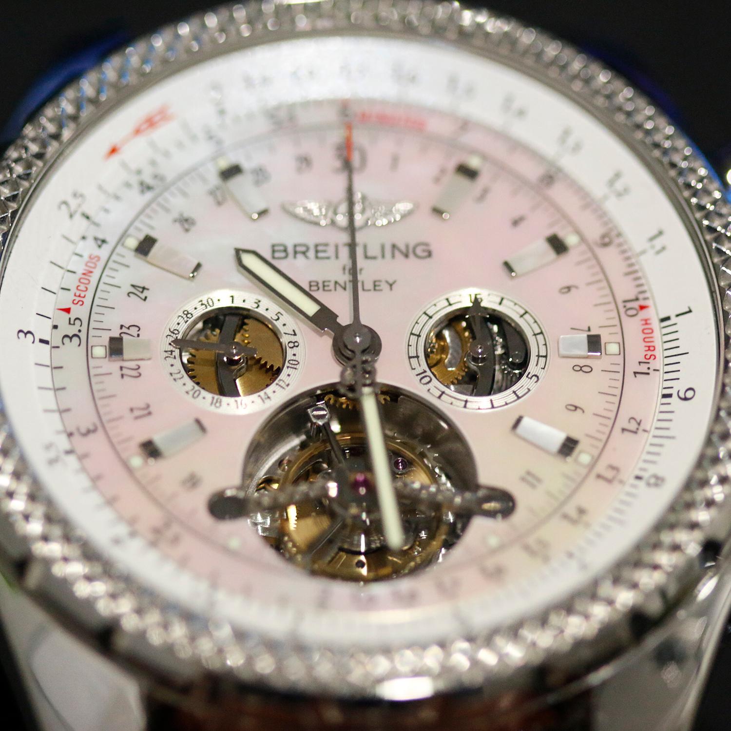 Breitling Montre Bentley Mulliner tourbillon en platine L18841 1