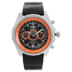 Breitling Bentley Supersports Chrono Steel Black Dial Watch A26364A5-BB65BKRD