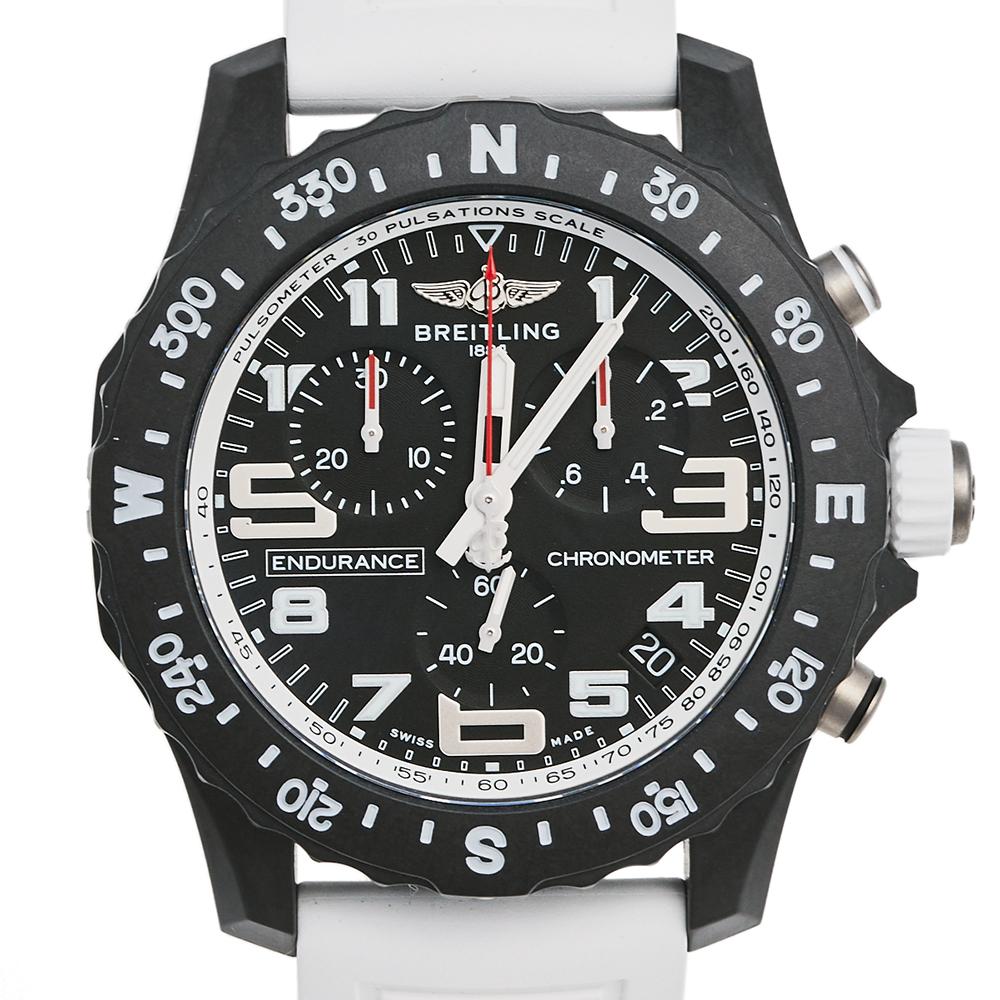 A fine accessory to pair with both your daytime casuals as well as smarter looks, this Breitling Endurance Pro X82310 wristwatch is a must-have for all with classic taste. An exemplar of the label's fine artistry, this watch features an eye-catching