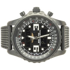 Breitling Schwarz Edelstahl Chronospace