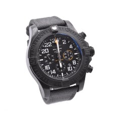 Breitling Black Titanium Avenger Hurricane Rare Military 24 Hour Watch