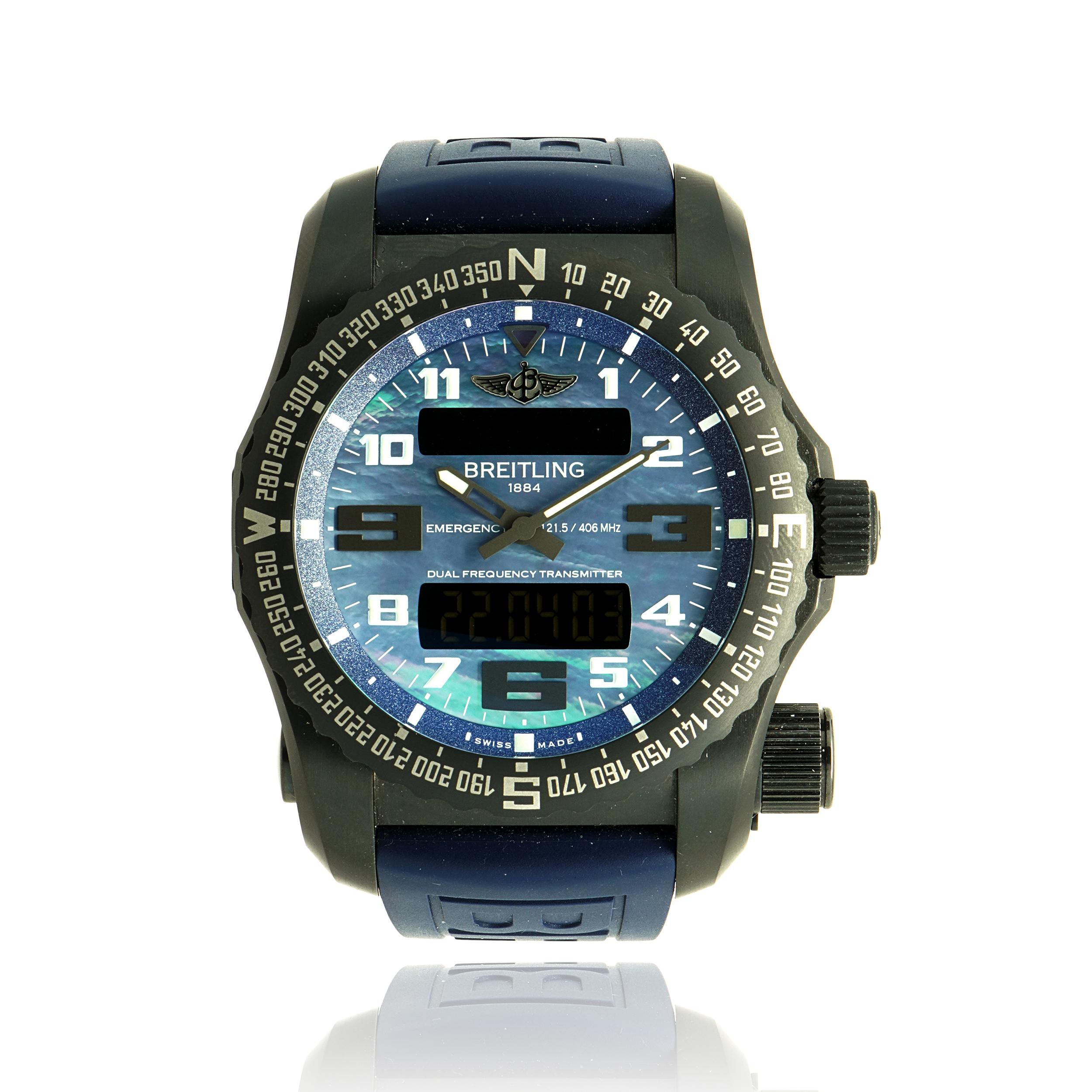 Breitling Nero Titanio Emergency II 51 mm in vendita