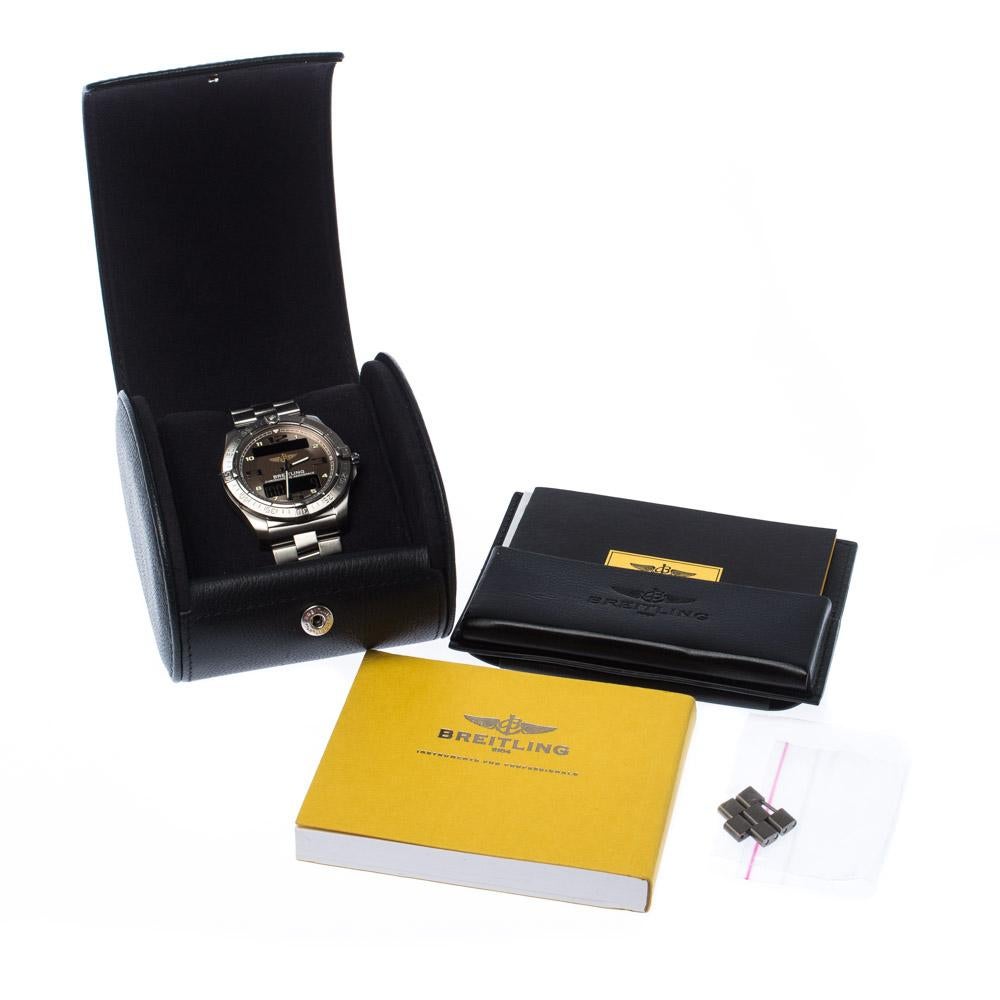 Breitling Brown Titanium Aerospace E79362 Men's Wristwatch 41 mm 4