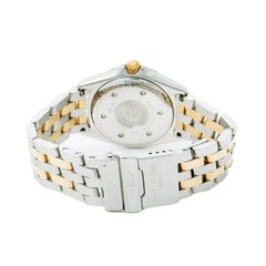 Breitling Callistino B52045.1 Women's Quartz Watch Black Dial Two-Tone Ss