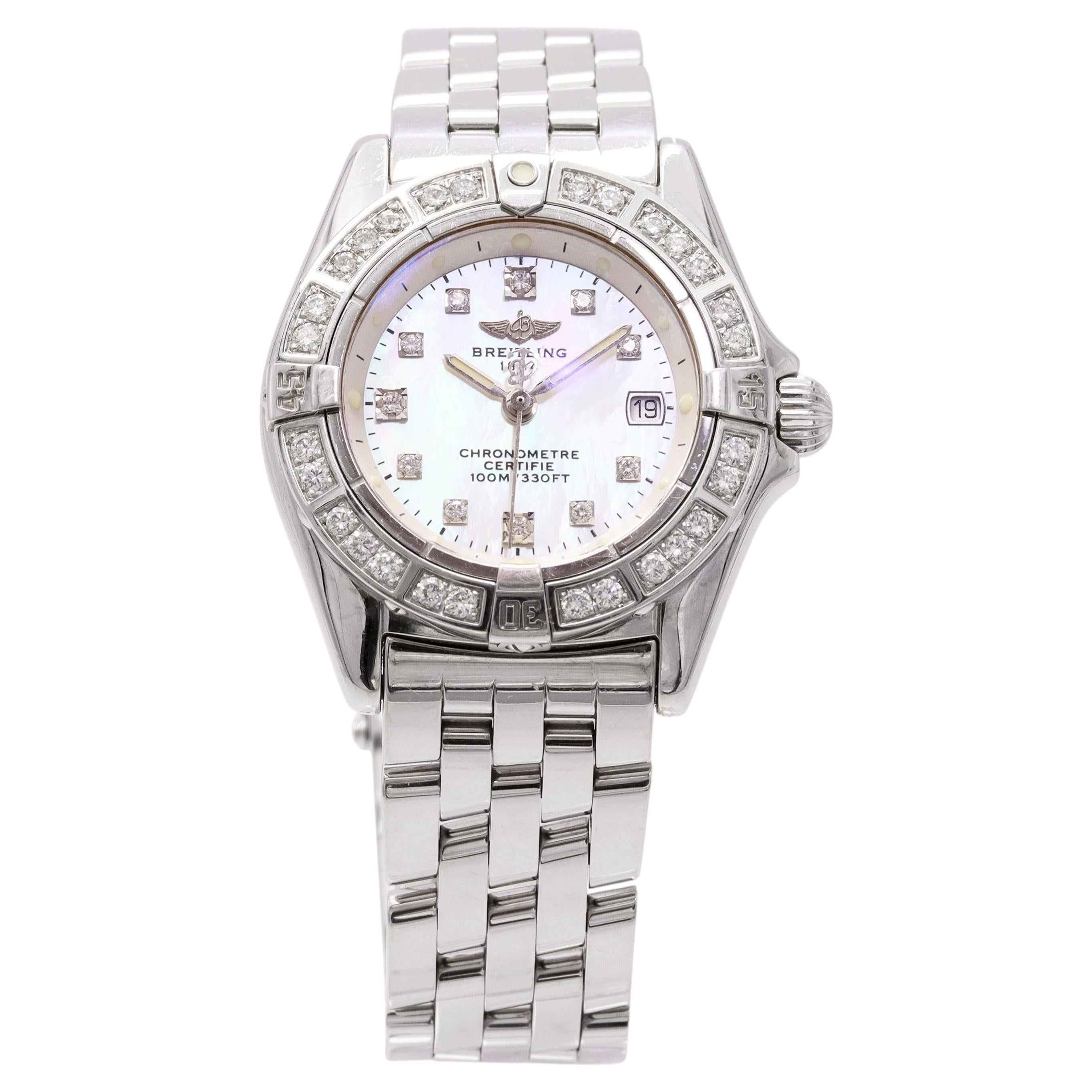 Does Breitling use real diamonds?