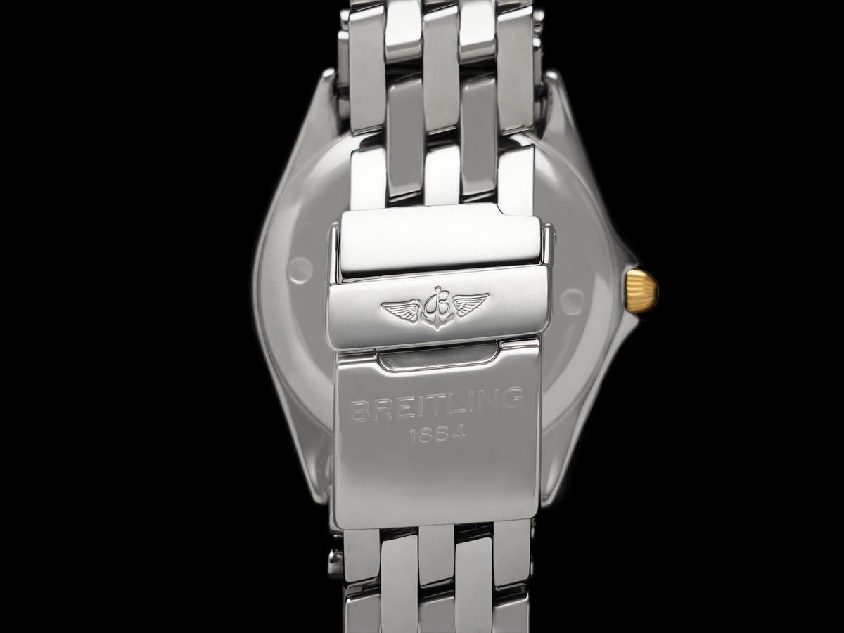 Breitling Callisto Midsize Unisex Watch, Stainless Steel & 18K Gold - B57046 For Sale 2
