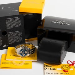 Breitling Chrono Cockpit, Ref A13358, Outstanding Condition, Box and Papers