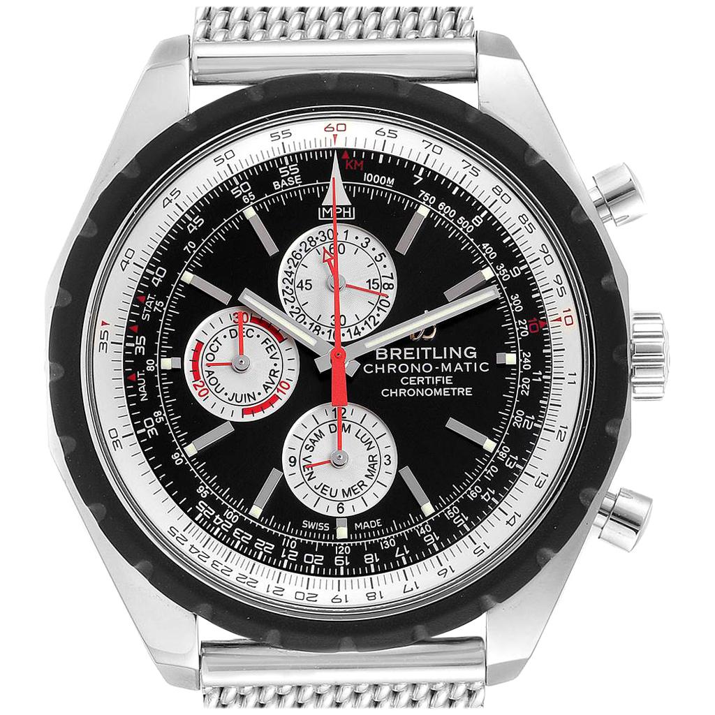 Breitling Chrono-Matic 1461 Mesh Bracelet Limited Edition Watch A19360
