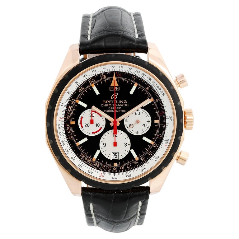 Reloj de caballero Breitling Chrono-Matic Cronógrafo de oro rosa