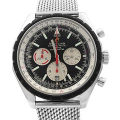Breitling Chrono-Matic 49 Steel Black Dial Men's Watch A1436002/B920-152A