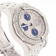 Breitling Chrono SuperOcean Day Date Cream Concentric Dial Automatic Watch