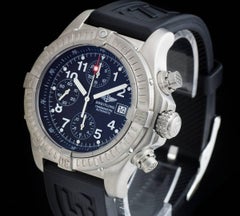 Breitling Chronograph Avenger Gents Titanium Black Dial E13360 Automatic Watch