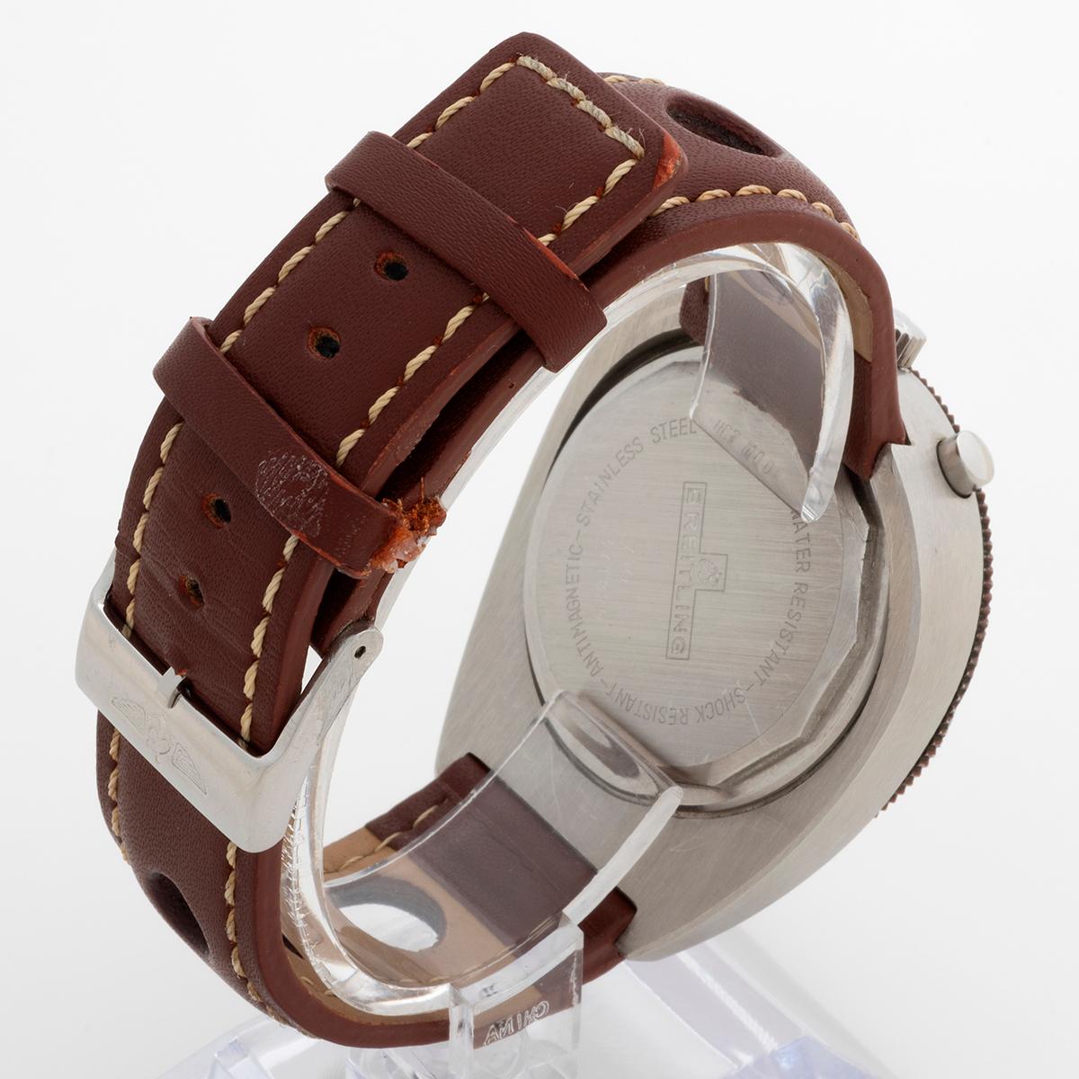 da uomo o donna Cronografo Breitling con data, Ref 7101, detto anche Bullhead, il Pupitre. 1971 in vendita