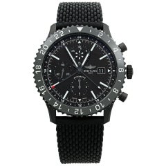 Breitling Chronoliner DLC Stahl Keramik Schwarz Automatik Uhr M2431013/BF02-256S