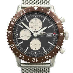 Rolex Chronoliner GMT Stahl Braun Lünette Grau Zifferblatt Y2431033/Q621-152A
