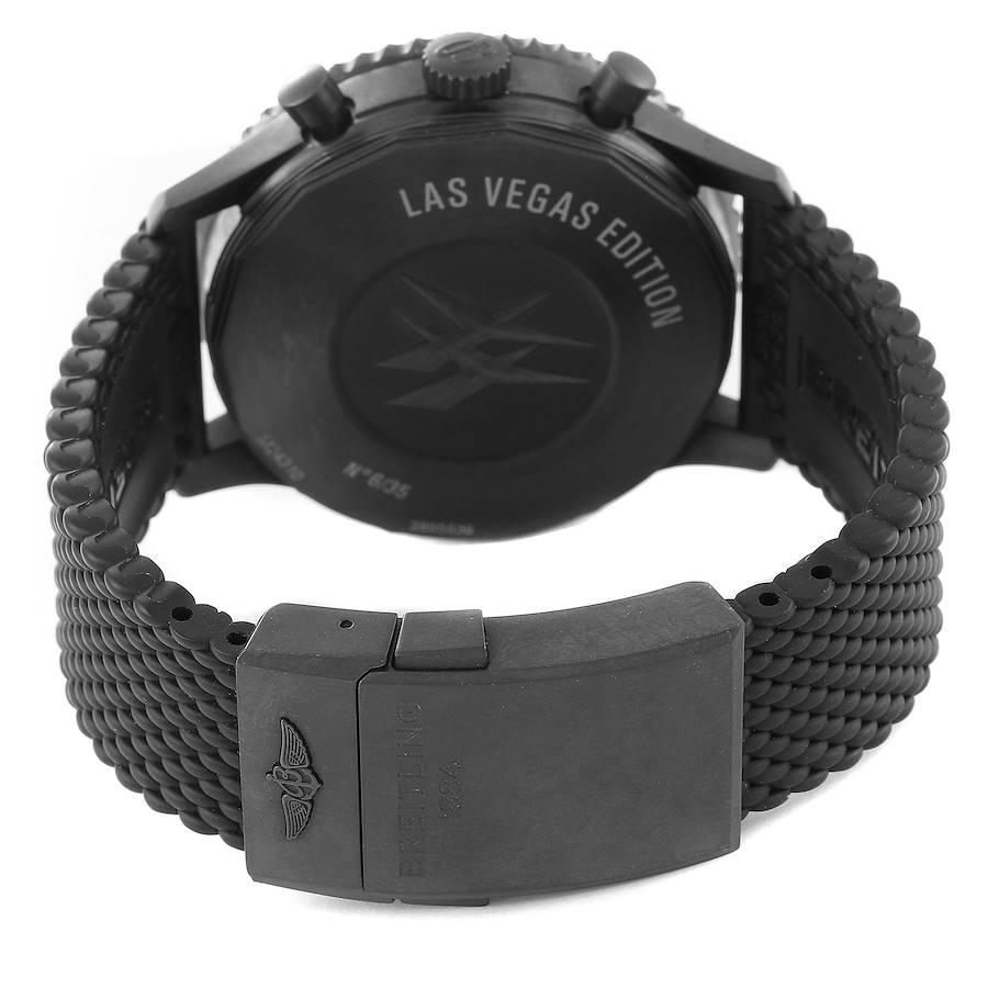 Breitling Chronoliner Las Vegas Edition Blacksteel Mens Watch M24310 Box Card For Sale 1