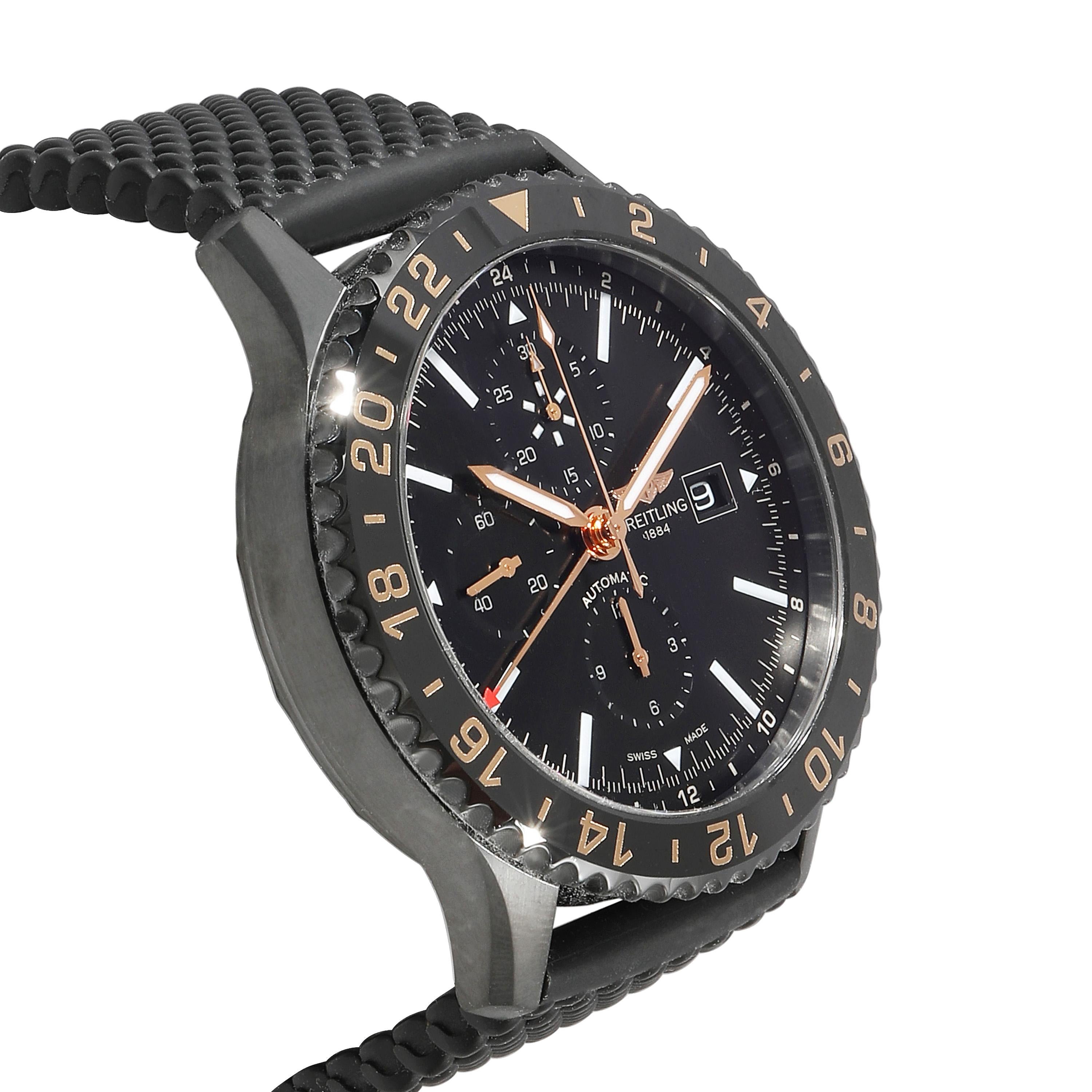 Breitling Chronoliner Las Vegas Edition M24310 Men's Watch in  Black Steel For Sale 1