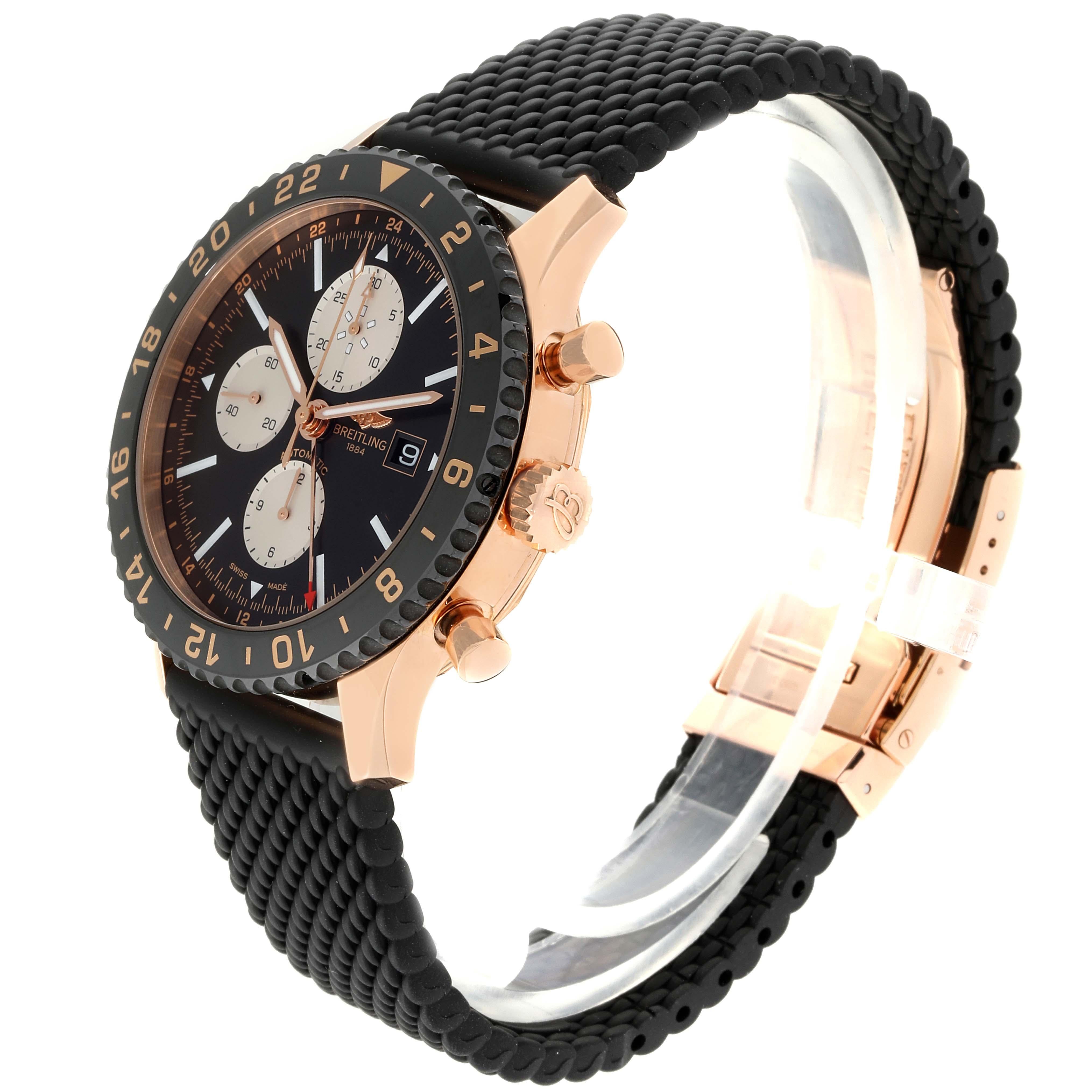 Breitling Chronoliner Limitierte Rote Gold Herrenuhr R24312 Box Papiere 1