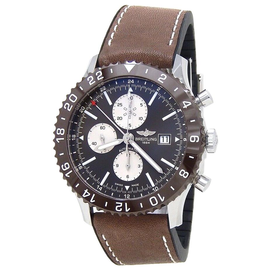 Breitling Chronoliner Stainless Steel Automatic Men's Watch Y24310 For Sale