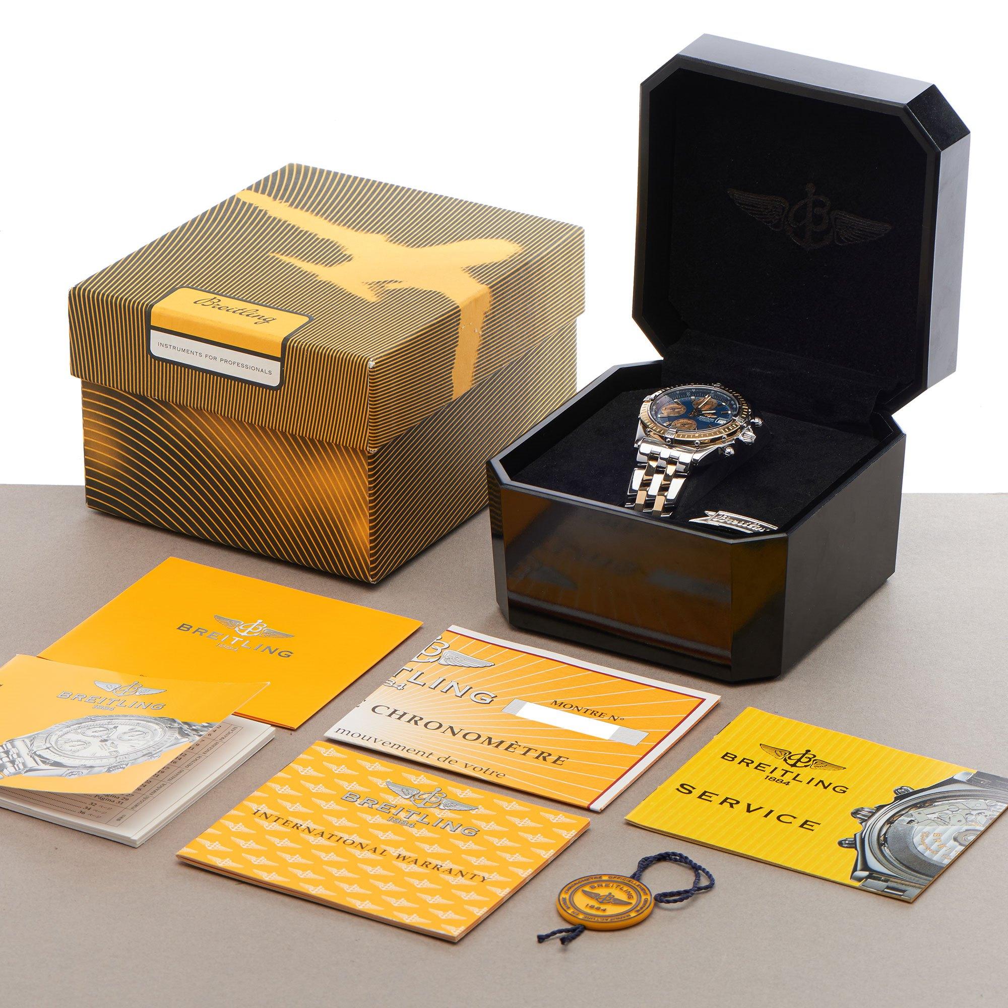 Breitling Chronomat 0 D13352 Men Yellow Gold & Stainless Steel 0 Watch 3