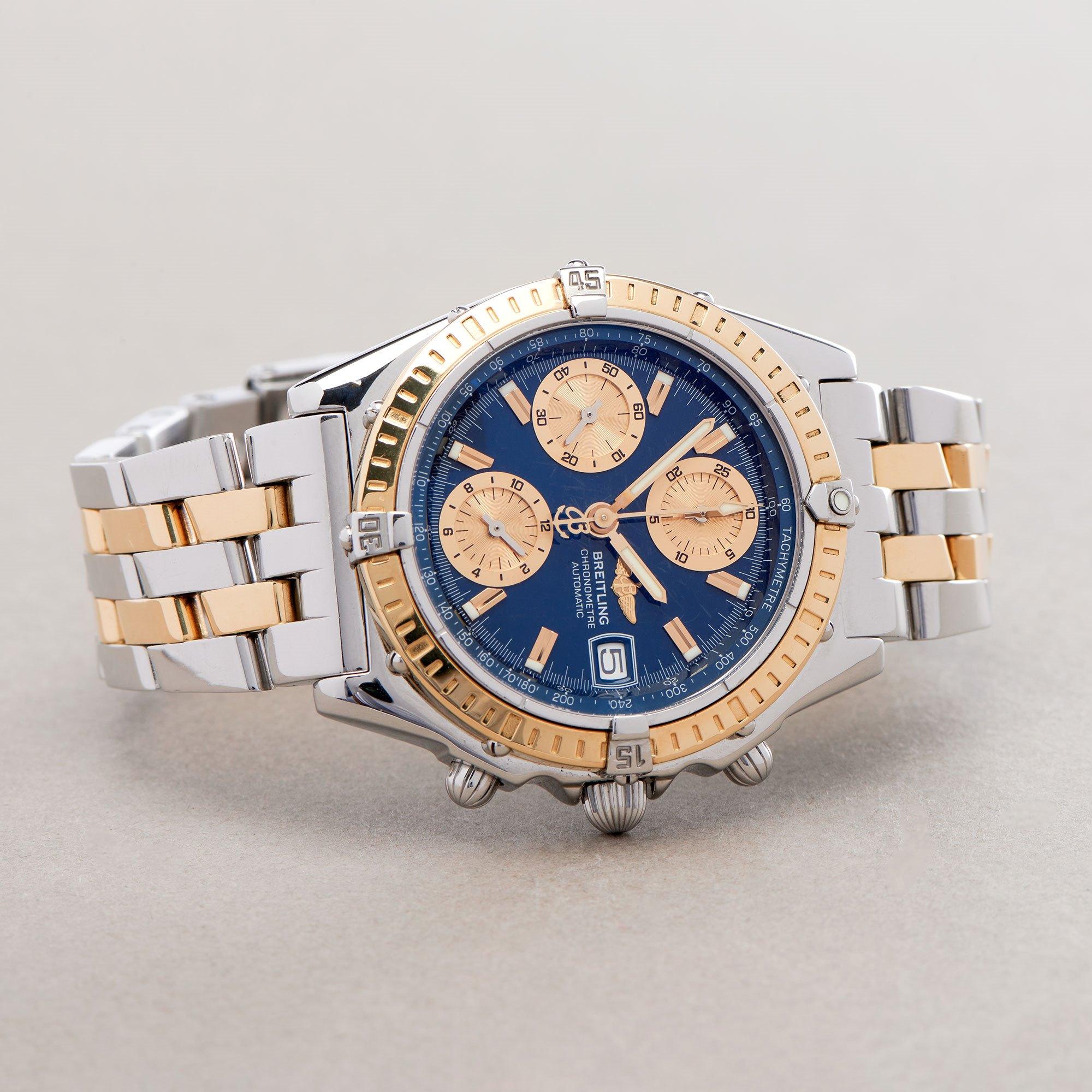 Breitling Chronomat 0 D13352 Men Yellow Gold & Stainless Steel 0 Watch In Good Condition In Bishops Stortford, Hertfordshire
