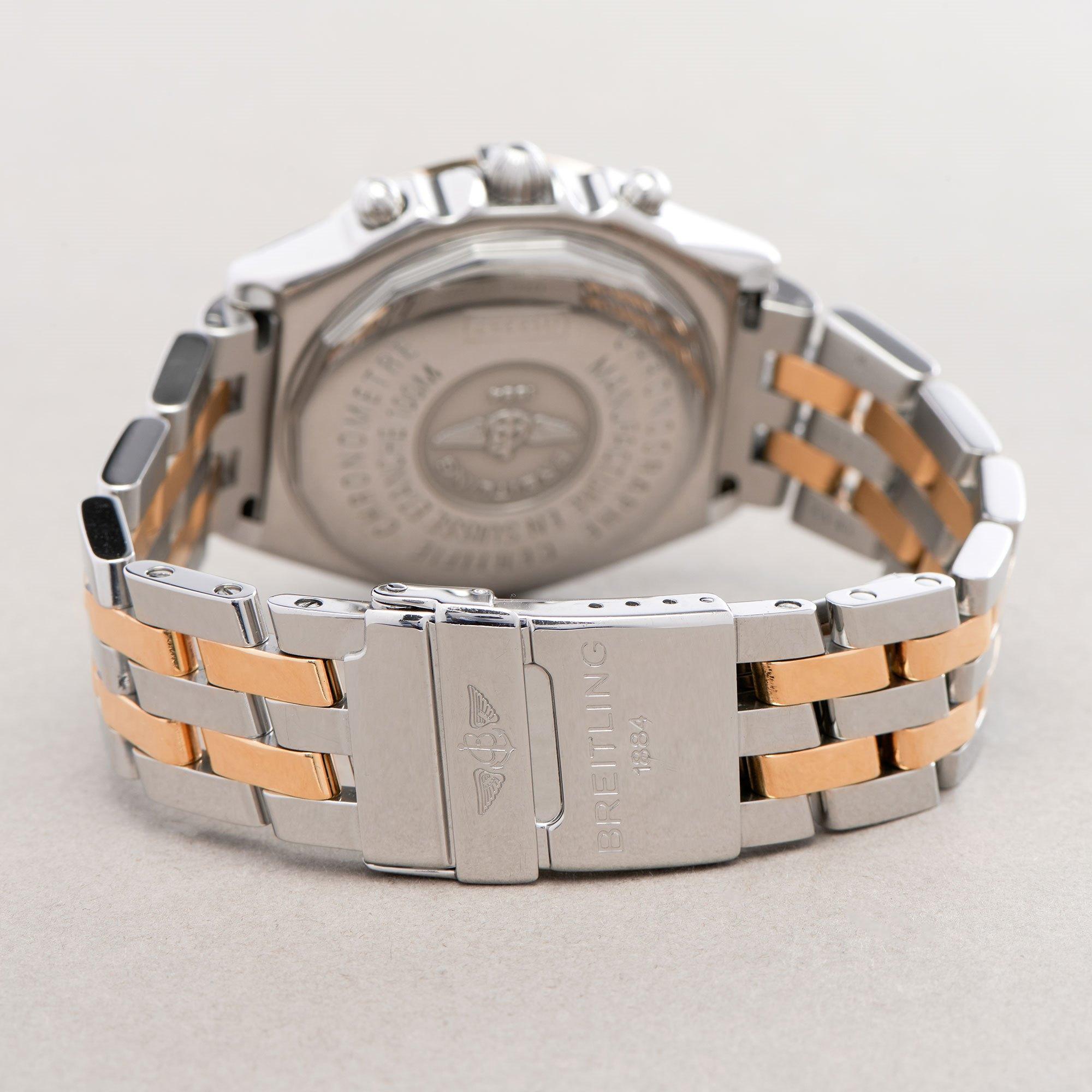 Men's Breitling Chronomat 0 D13352 Men Yellow Gold & Stainless Steel 0 Watch
