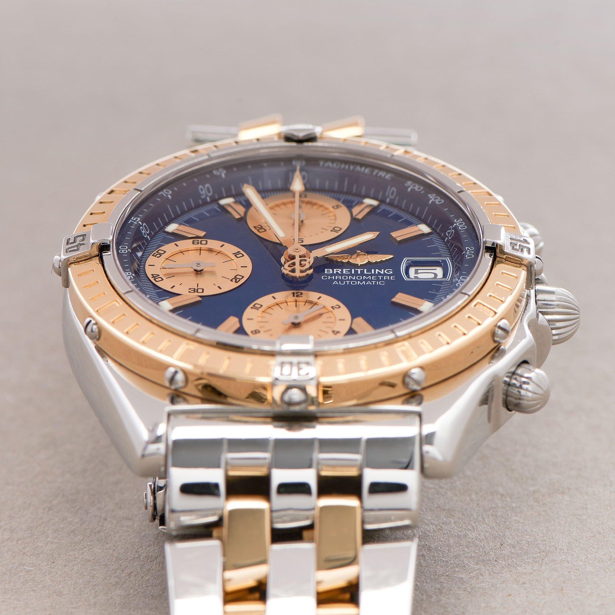 Breitling Chronomat 0 D13352 Men Yellow Gold & Stainless Steel 0 Watch 2