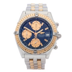 Breitling Chronomat 0 D13352 Men Yellow Gold & Stainless Steel 0 Watch