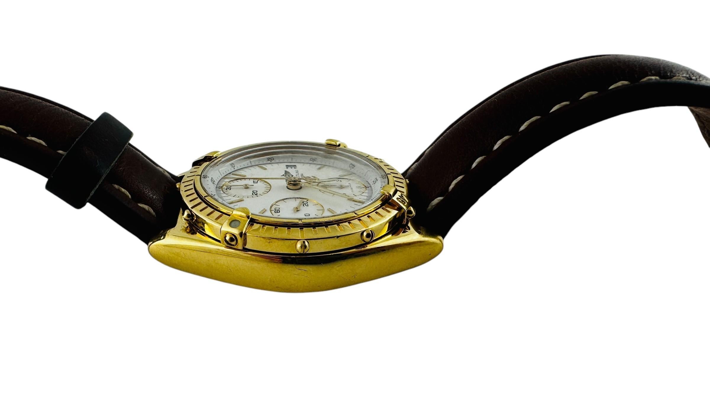 Breitling Chronomat 18K Yellow Gold Men's Watch K13047X #20814 For Sale 1