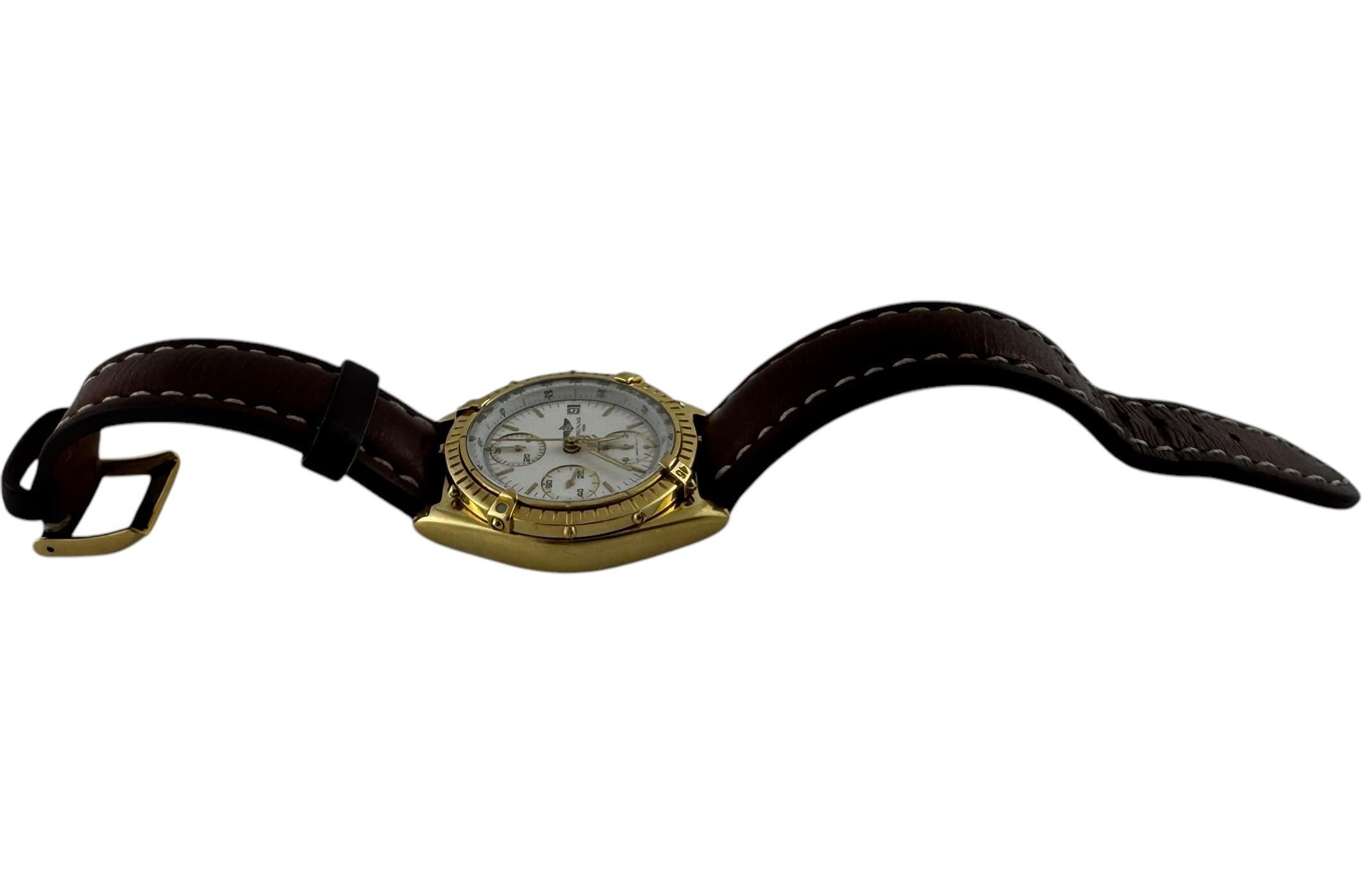 Breitling Chronomat 18K Yellow Gold Men's Watch K13047X #20814 For Sale 5