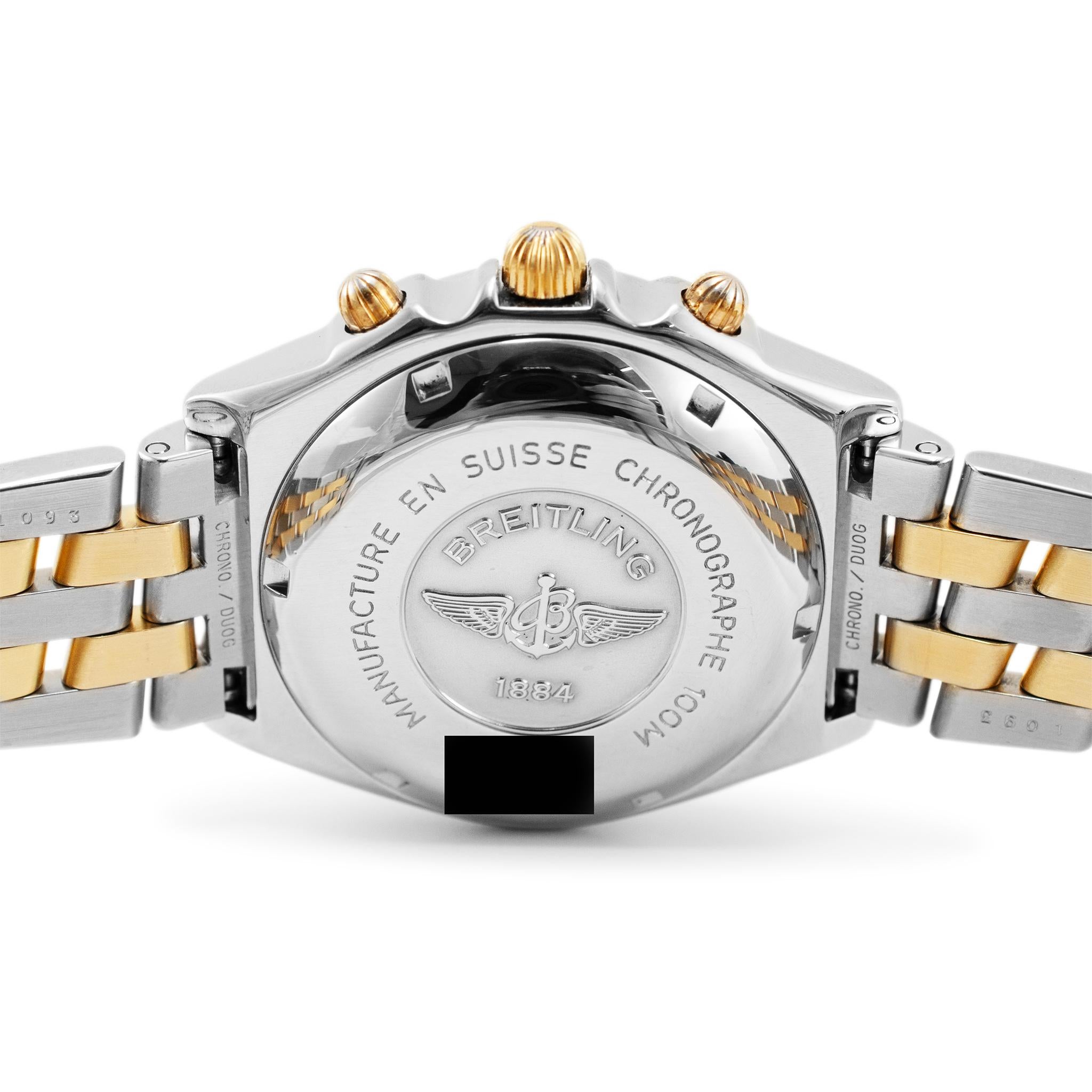 Women's or Men's Breitling Chronomat 39MM B13050 Two Tone Stainless Steel Men’s Watch