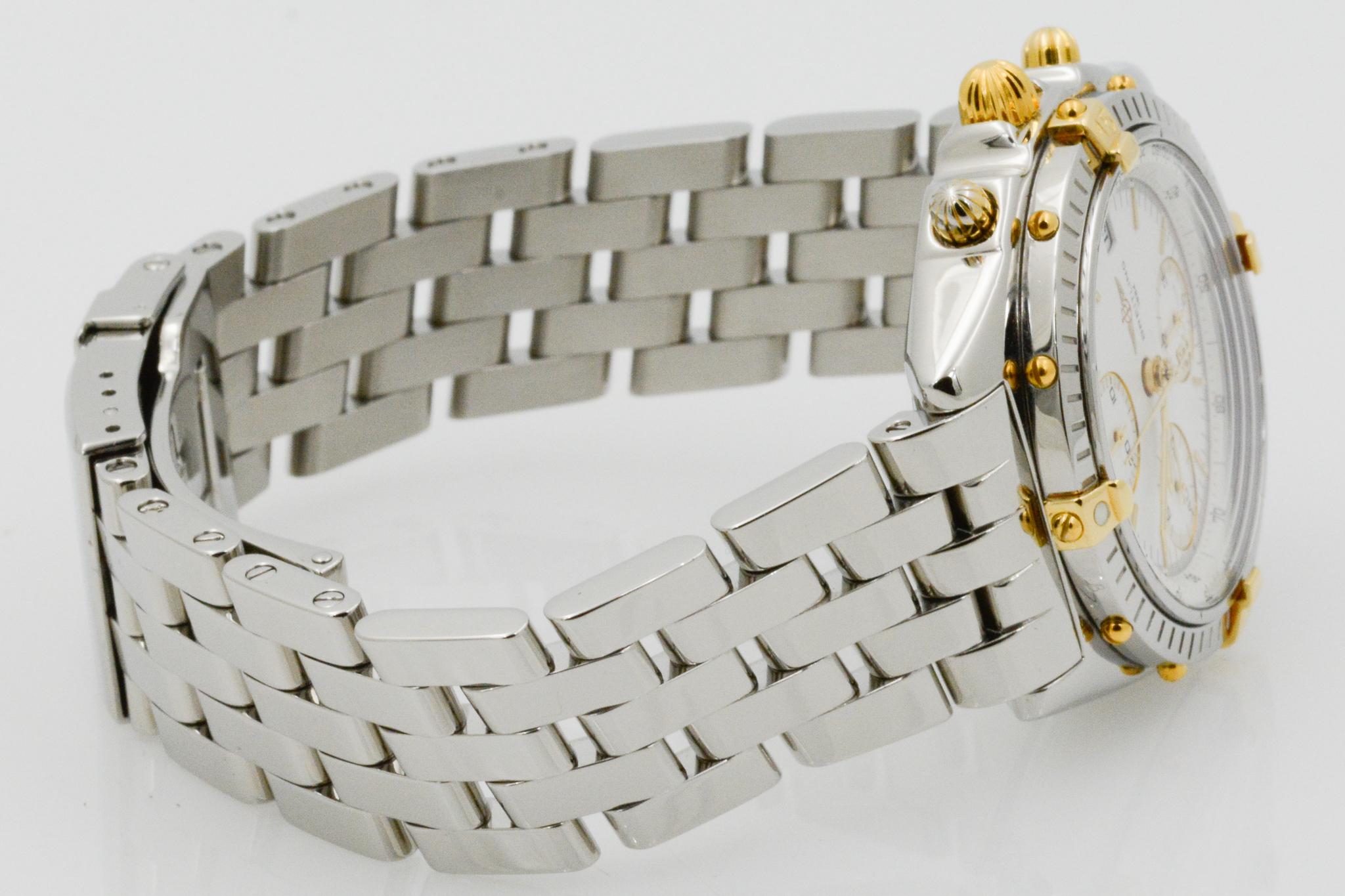Breitling Chronomat Steel Timepiece #B13048 In Good Condition In Dallas, TX