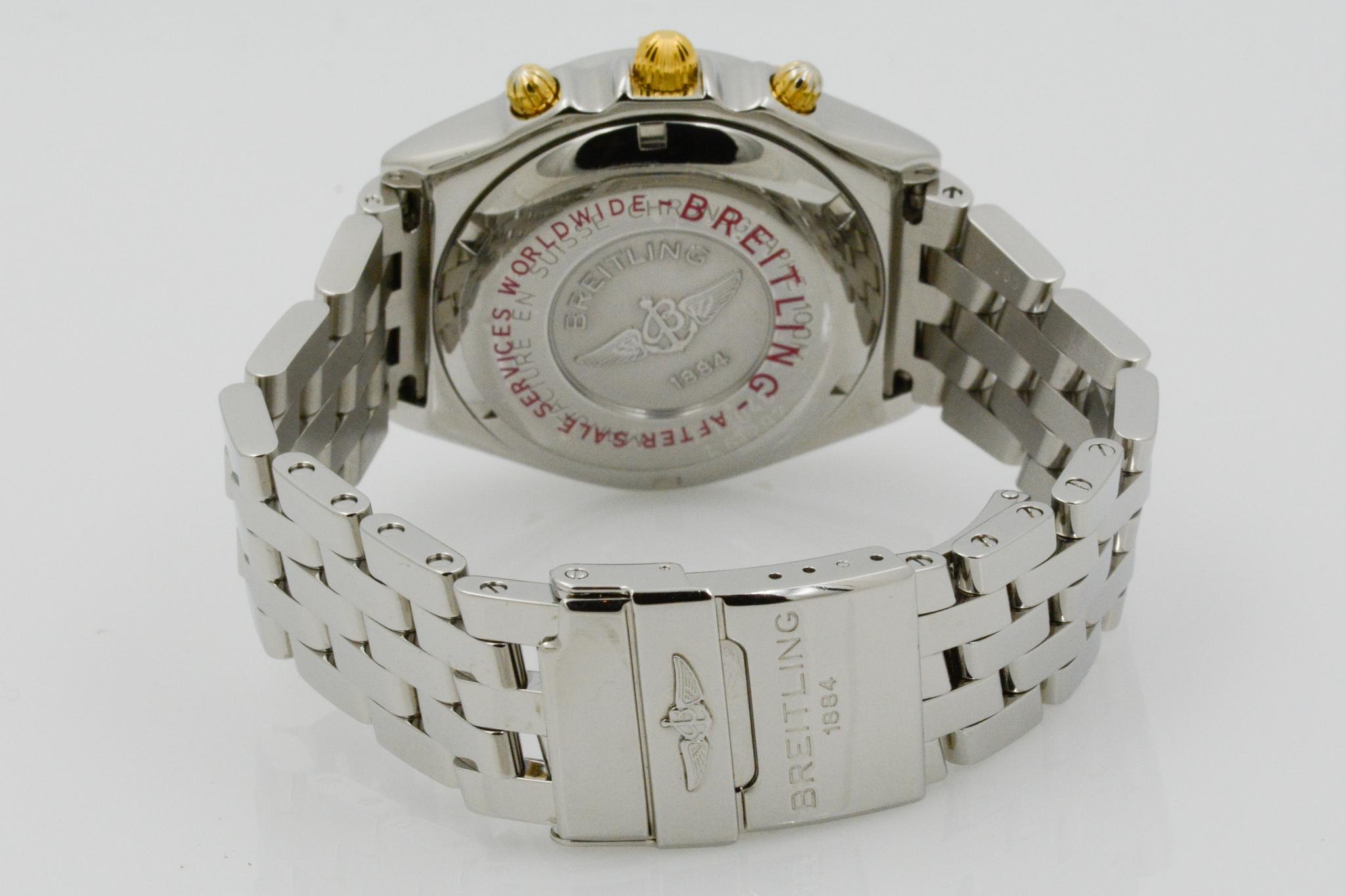 Men's Breitling Chronomat Steel Timepiece #B13048