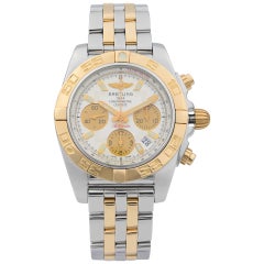 Breitling Chronomat 41 Steel Gold Automatic Men's Watch CB014012/G713-378C