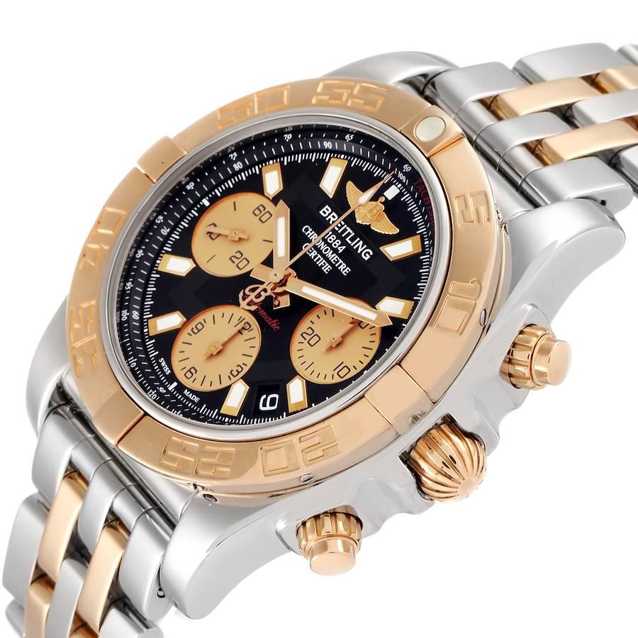 black and gold breitling