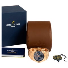 Breitling Chronomat 42 Chronograph Ref RB0134101B1R1. 18ct Rose Gold, Year 2022