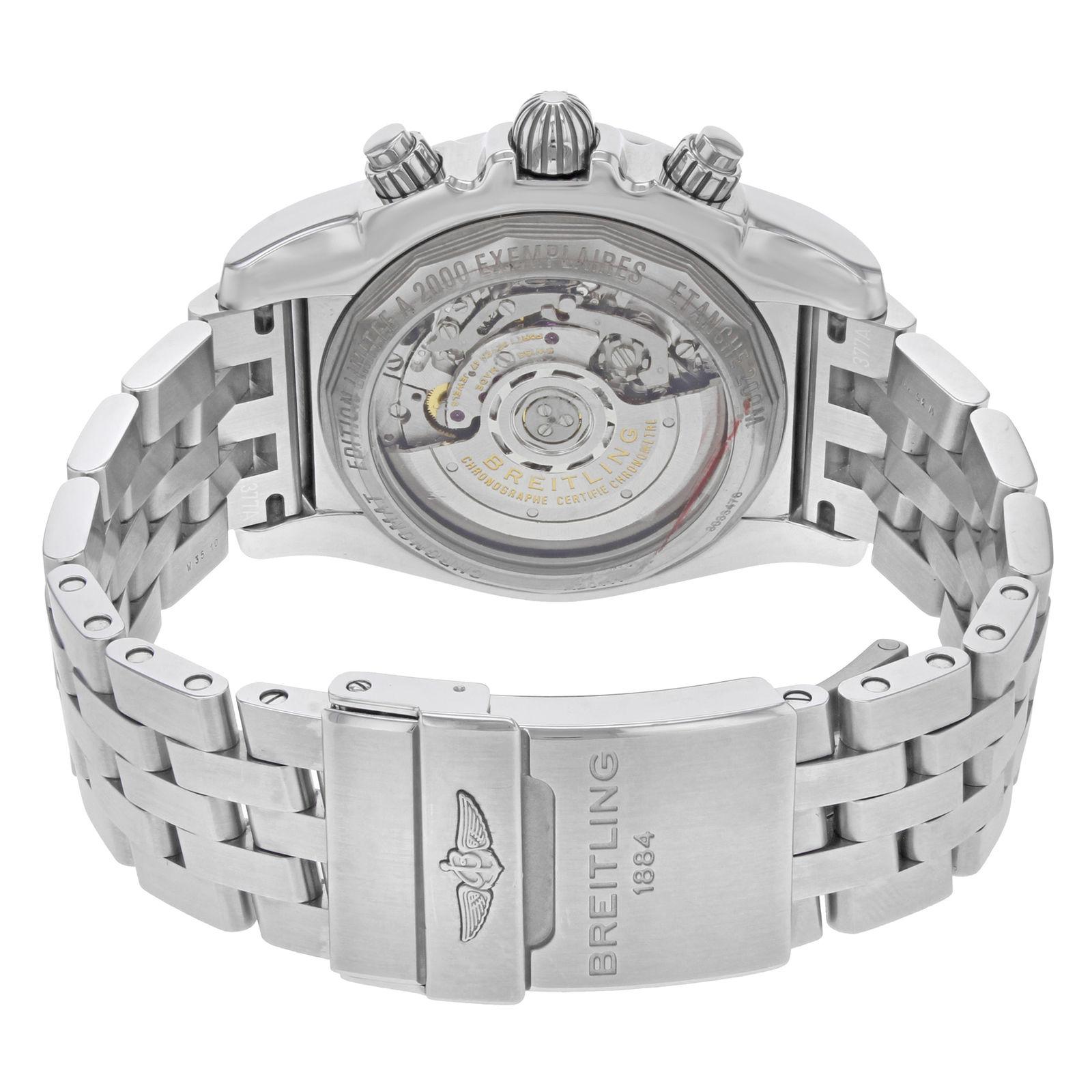 Breitling Chronomat 44 01 Steel Automatic Men's Watch AB011110/BA50-377A 1
