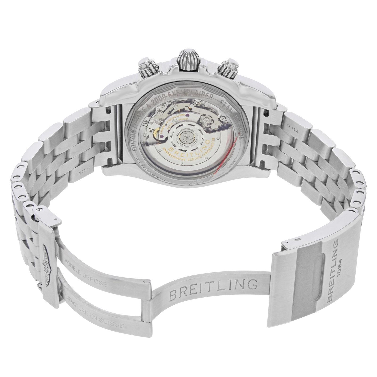 Breitling Chronomat 44 01 Steel Automatic Men's Watch AB011110/BA50-377A 2