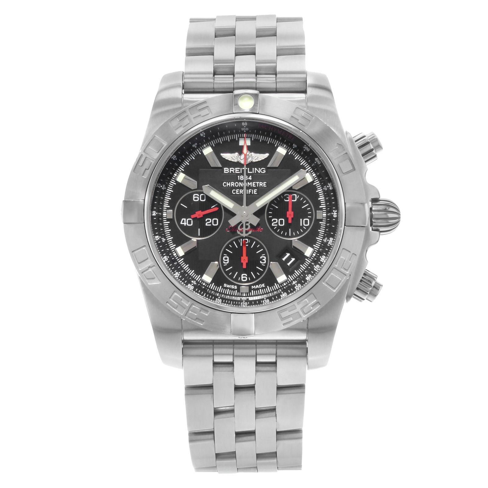 Breitling Chronomat 44 01 Steel Automatic Men's Watch AB011110/BA50-377A