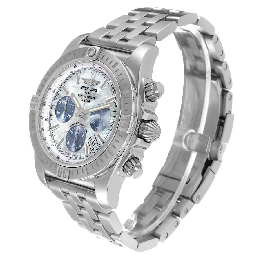 breitling mother of pearl face